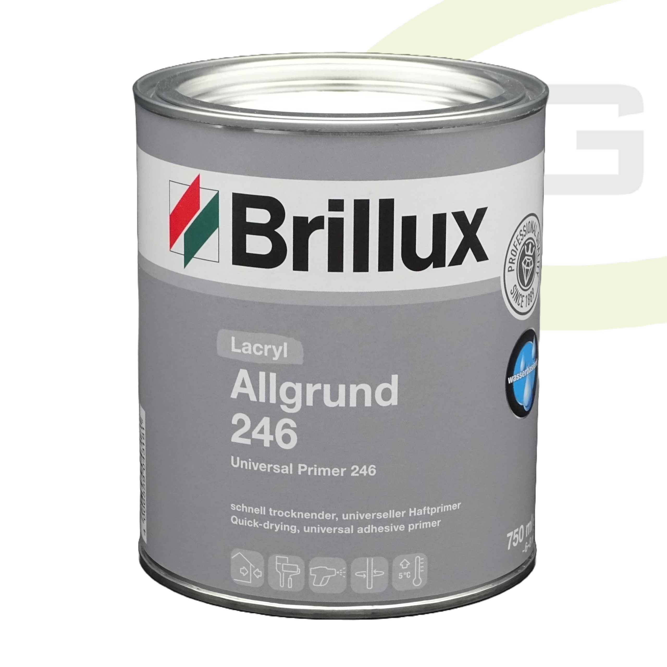 Brillux Lacryl Allgrund 246 weiß - 750ml / Wasserbasierter Primer