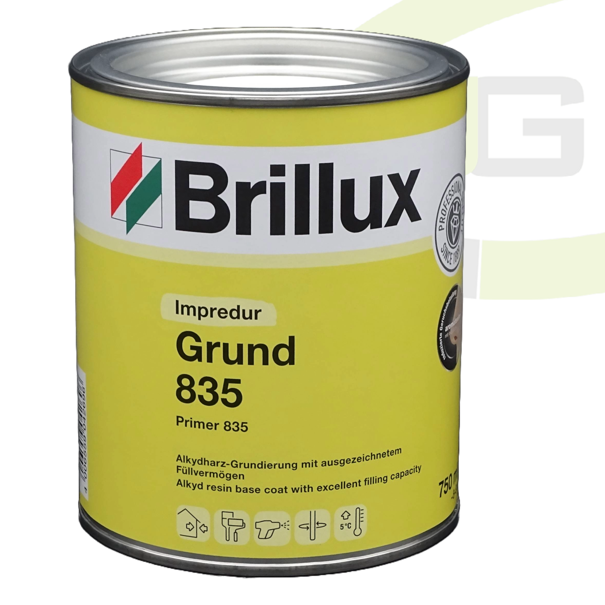 Brillux Impredur Grund 835 weiß - 750ml / Lösungsmittelhaltige Grundierung