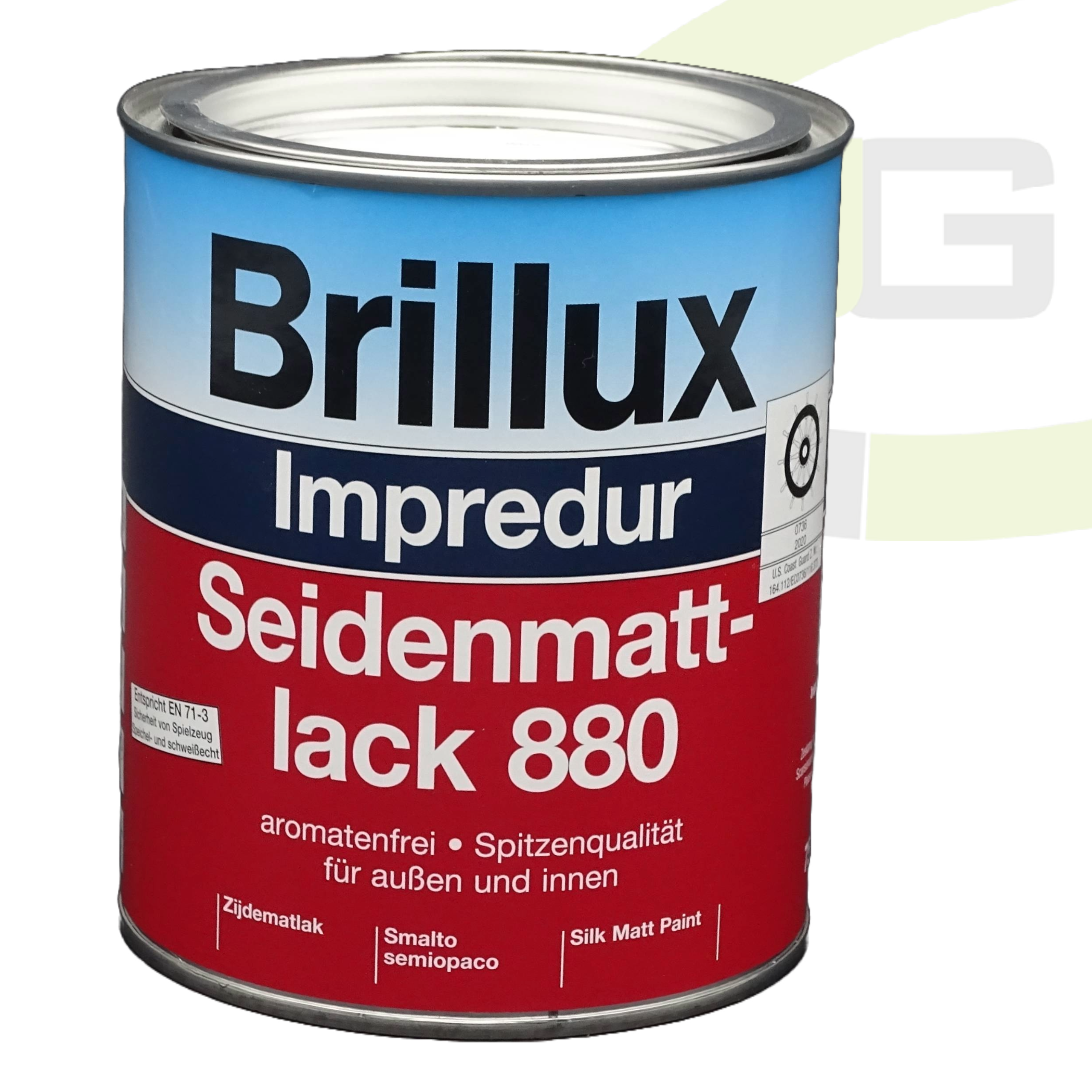 Brillux Impredur Seidenmattlack 880 - 750 ml / Lösungsmittelhaltiger Endlack