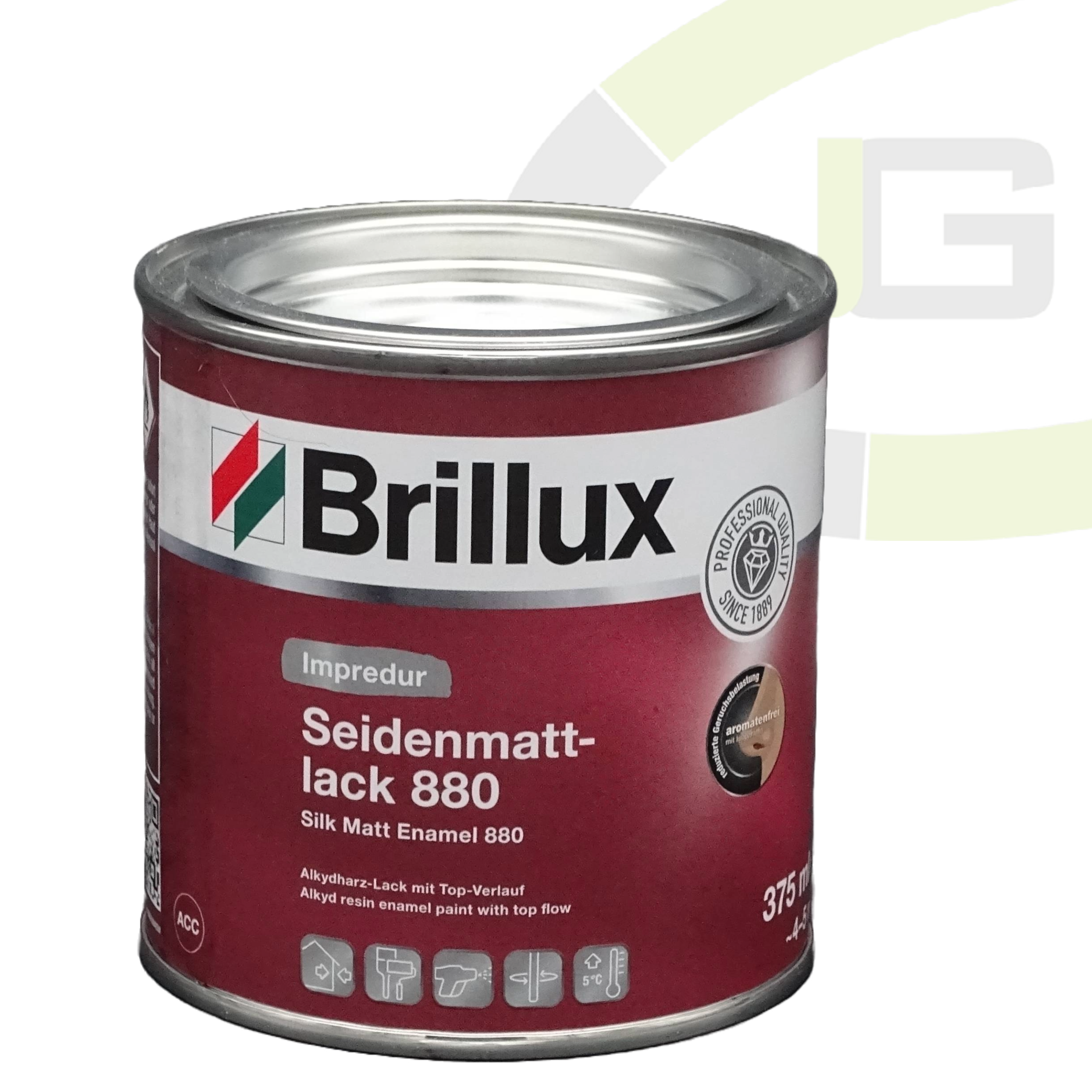 Brillux Impredur Seidenmattlack 880 - 375 ml / Lösungsmittelhaltiger Endlack