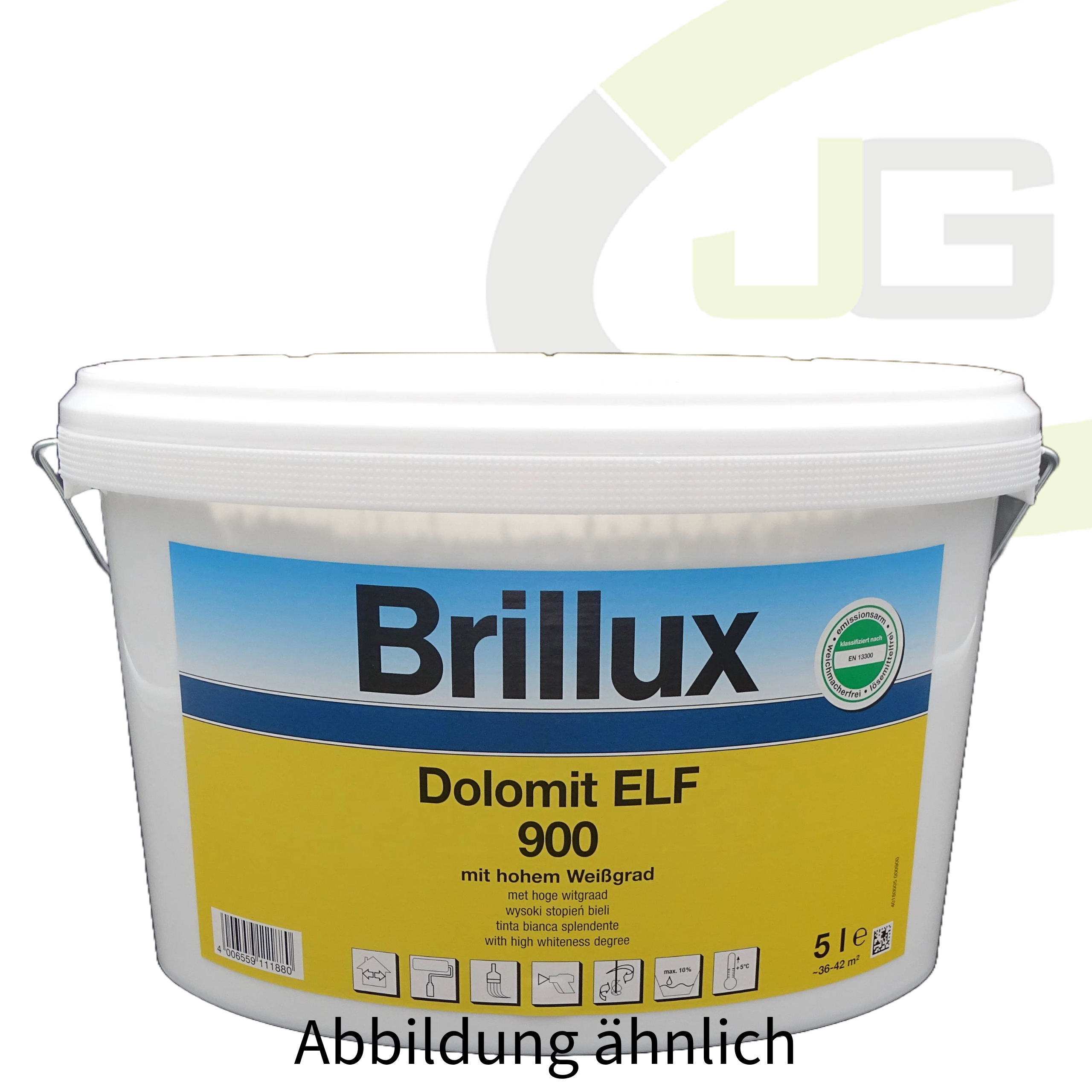 Brillux Dolomit 900 weiß, stumpfmatt - 2.50 LTR / Innenfarbe
