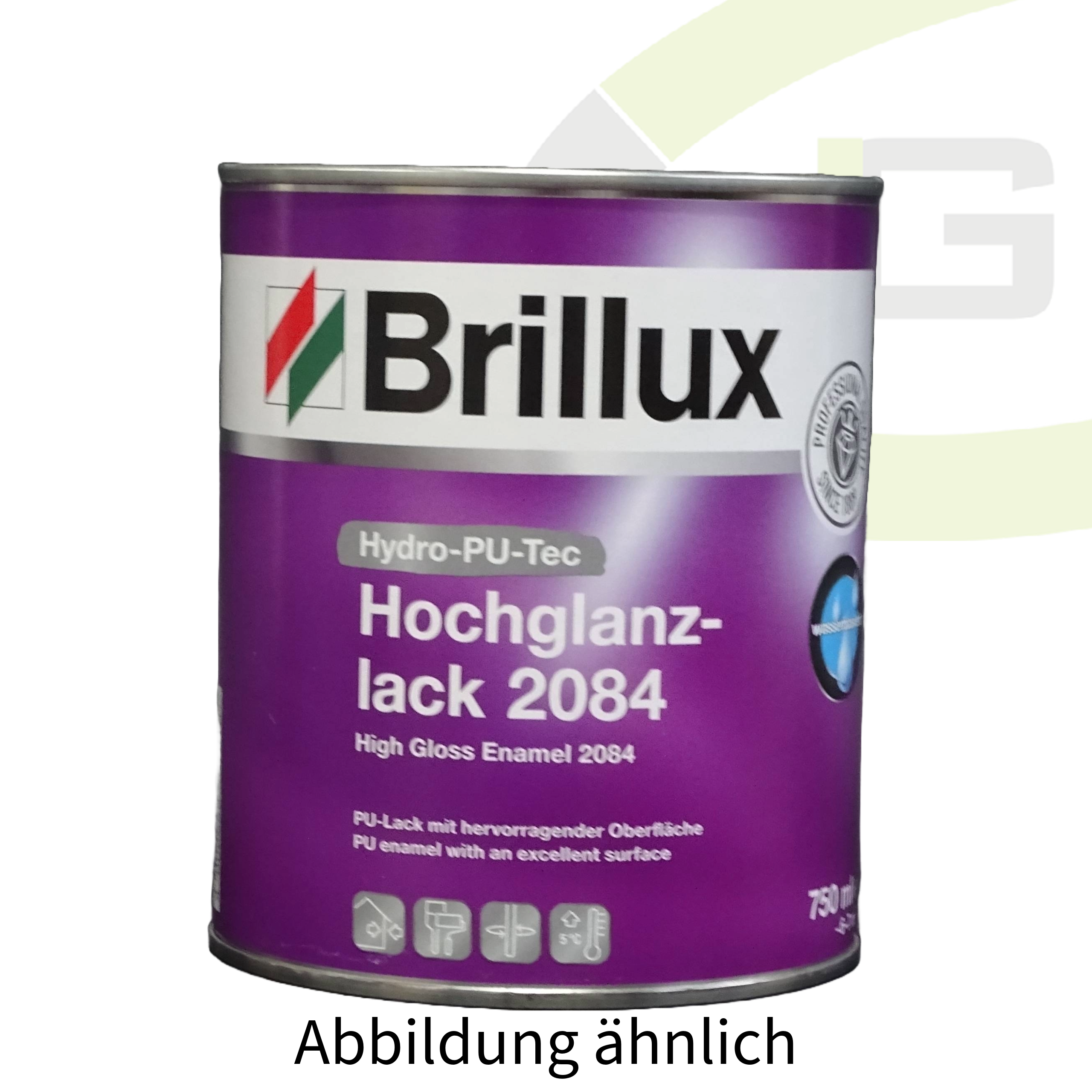 Brillux Hydro-PU-Tec Hochglanzlack 2084 weiß - 3.00 LTR / Wasserbasierter Endlack