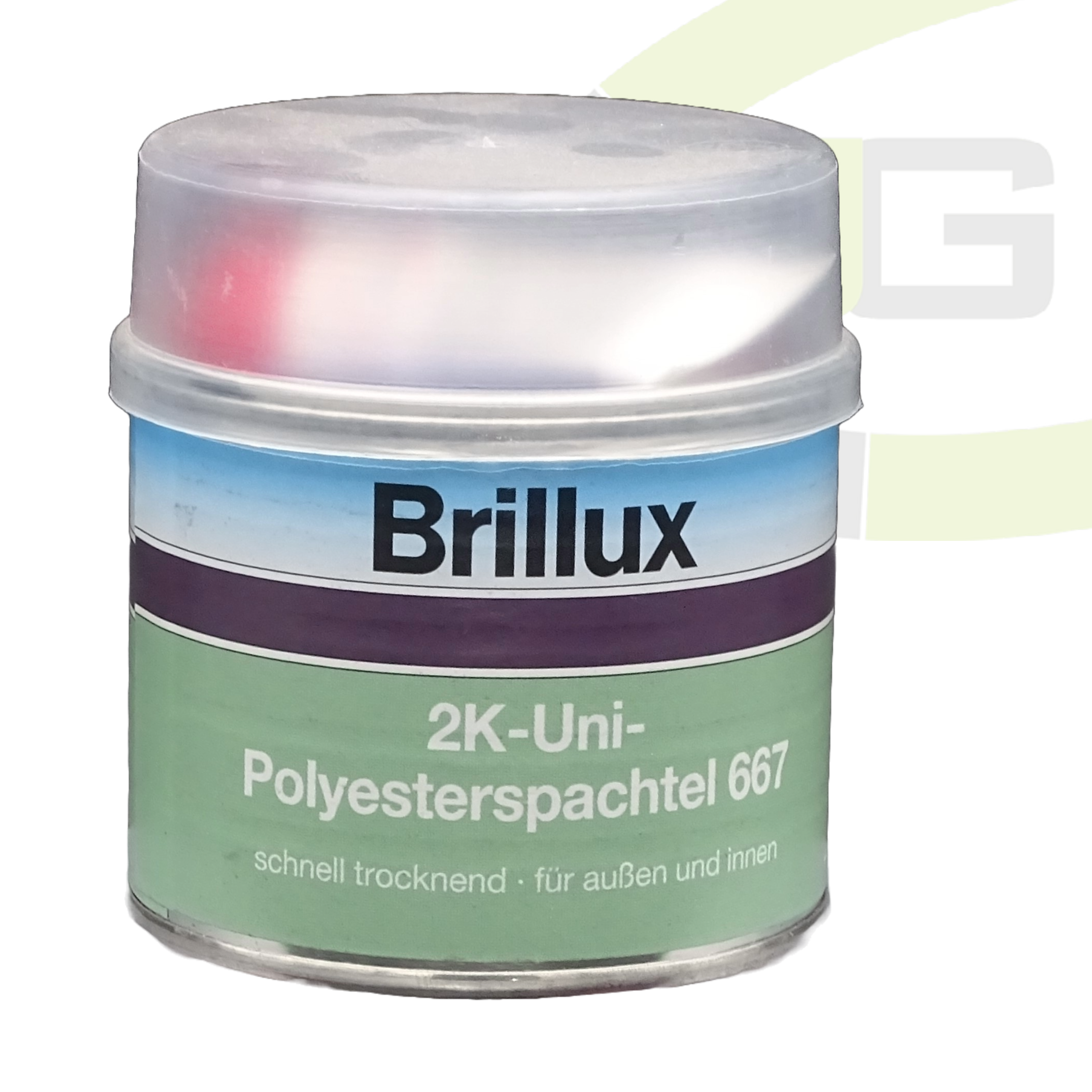 Brillux 2K-Uni-Polyesterspachtel 667 / Holz-, Lack und Metallspachtel