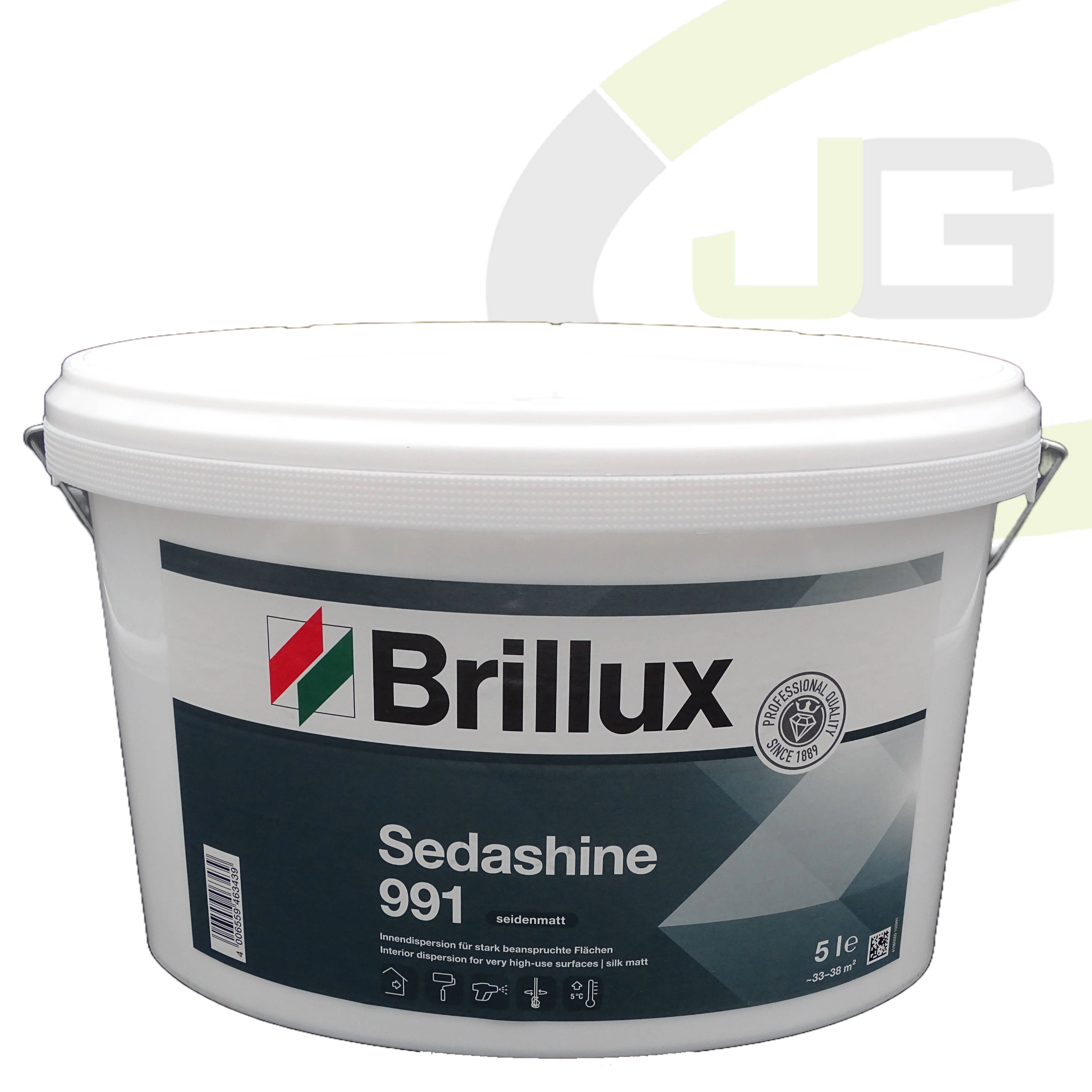 Brillux Sedashine 991 weiß, seidenmatt 5.00 LTR / Innenfarbe